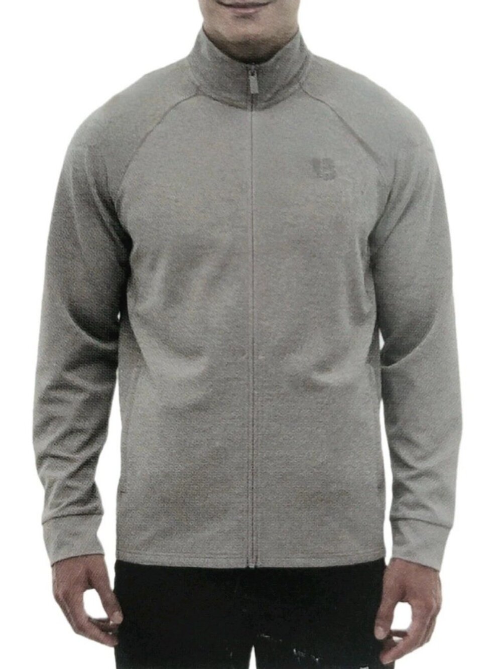 Bench Urbanwear Full Zip Jacket Moisture Wicking Color Gray Size L